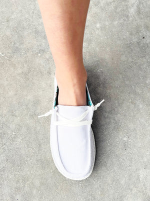 Gypsy Jazz Sunshine Sneakers in White