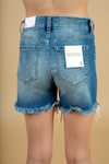 In My Head Frayed Hem Shorts (Multiple Washes) (SALE)