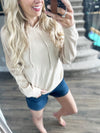 Impossible Hoodie in Almond