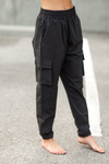 Mono B Stretching Out Cargo Joggers in Black