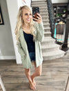 True To Yourself Cardigan in Sage
