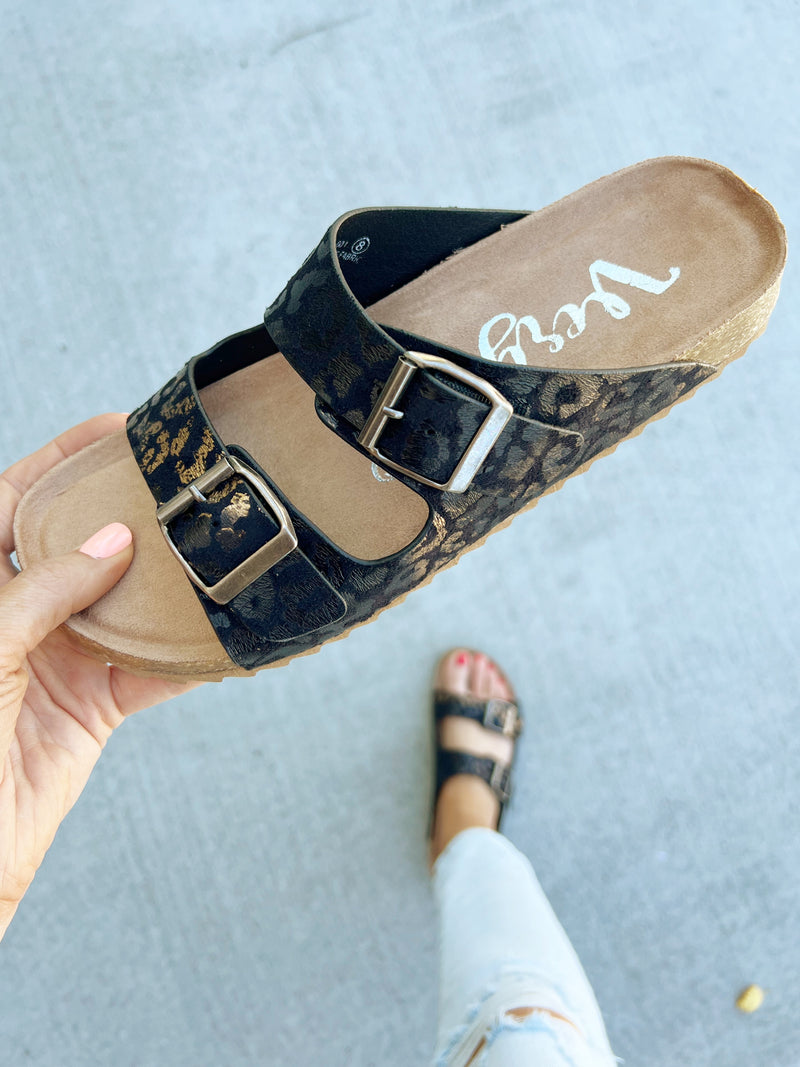 Very G Lost In A Dream Sandals in Black