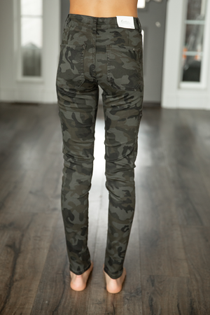 KanCan Tell All Camo Skinny Jeans (SALE)