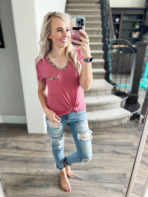 Where to Go Animal Print Top (Multiple Colors) (SALE)