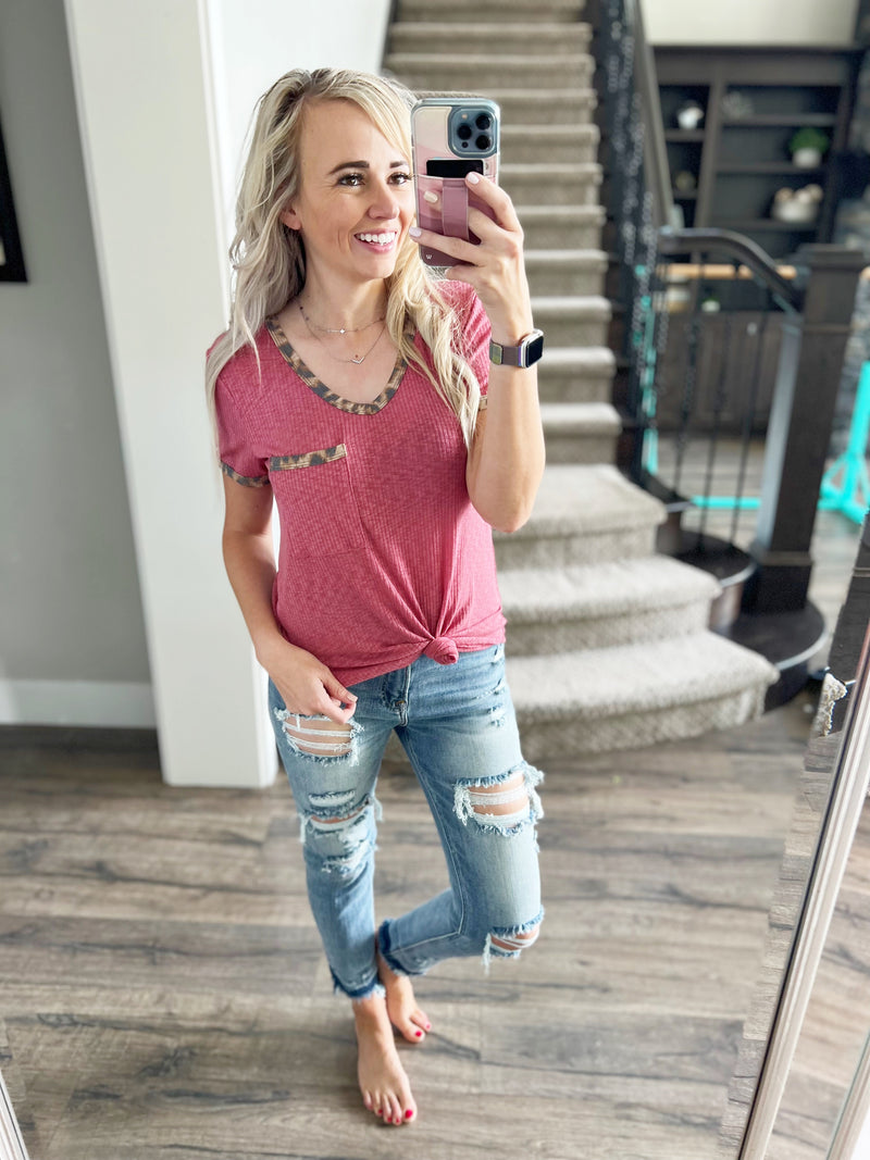 Where to Go Animal Print Top (Multiple Colors) (SALE)