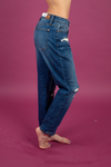 Judy Blue Time To Go Thermal Patched Dark Wash Jeans (SALE)