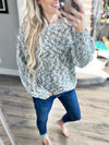 Student of the Game Sweater in Ivory and Black