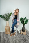 What I Mean Striped Cardigan in Gray (SALE)