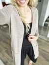 Leading Lady Cardigan in Heather Taupe