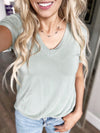 Thread & Supply Lanelle Tee in Dusty Sage
