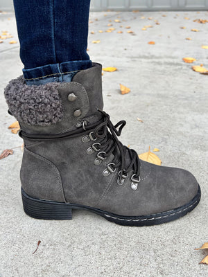 Very G Going Places Boot in Gray