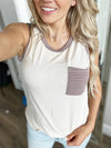 Little Bit of Practice Tank Top in Cream