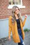 Hold Me Close Cardigan in Gold
