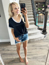 Sweet Dreams Short Sleeve Tee in Black