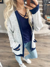 Comes Back Around Striped Cardigan