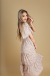 See It Again Floral Dress in Mocha (SALE)