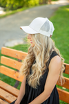 Mesh Baseball Cap in Pearl (SALE)