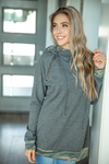 Couldn't Resist Double Hood in Grey and Camo