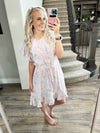 Remember Me Floral Dress in Blush and Lavender