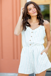 Search Around Striped Romper (SALE)