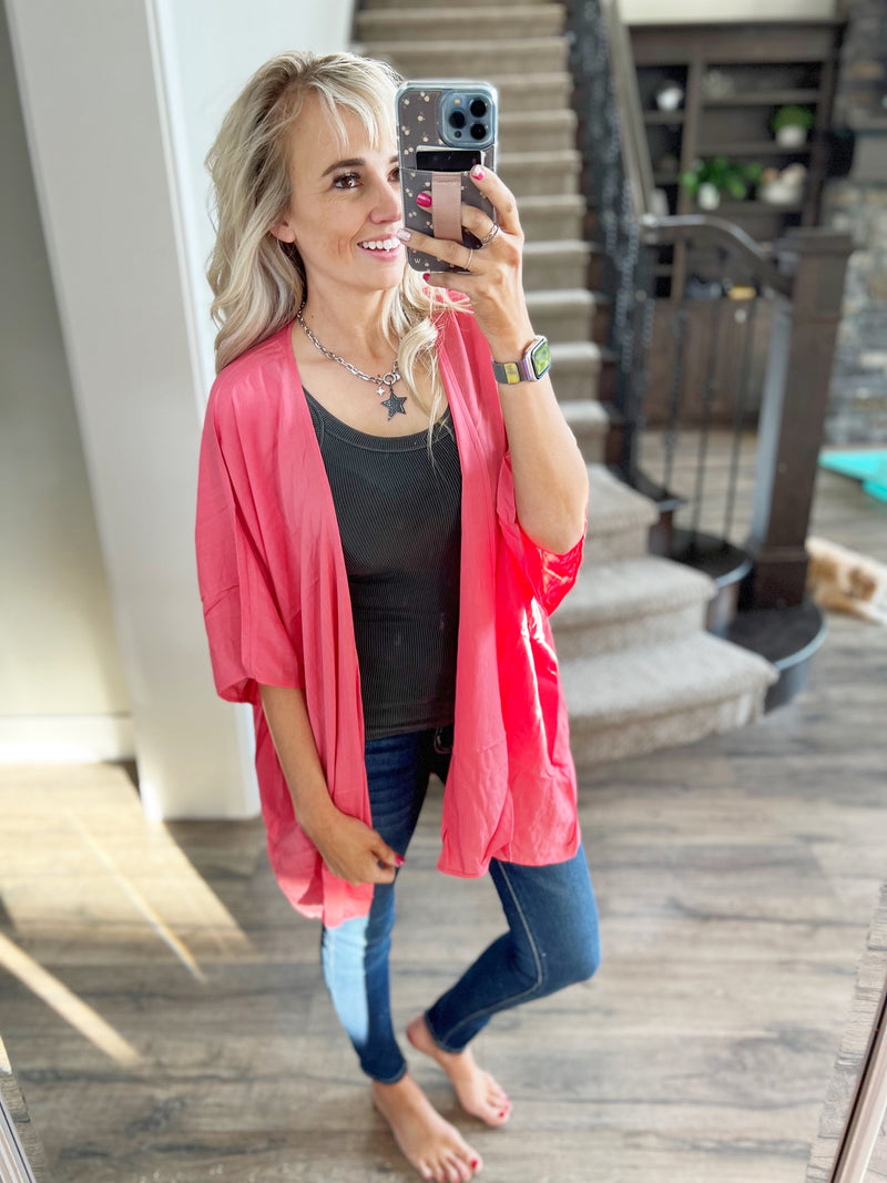 **Market Deal** Honestly Yes Lightweight Cardigan (Multiple Colors)