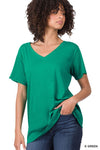 **Deal of the Day** Come Around Again V-Neck Tee (Multiple Colors)