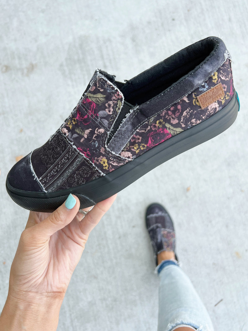 Blowfish Made For More Black Floral Sneaker