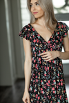 Known By You Floral Dress in Black (SALE)