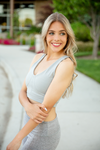 Mono B Be Near You Strappy Sports Bra in Light Gray (SALE)