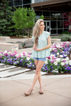 Looking Up Blouse in Mint