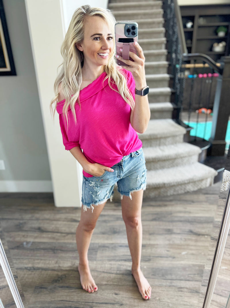 **Deal of the Day** Not Alone Off-Shoulder Top (Multiple Colors)