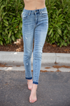 Risen Falling for It Light Wash Skinny Jeans