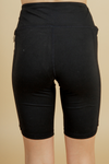Mono B Saving Time Biker Shorts in Black (SALE)
