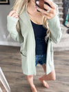 True To Yourself Cardigan in Sage