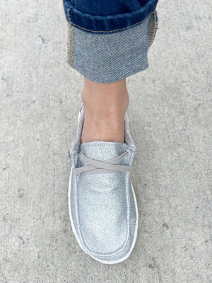 Gypsy Jazz All That Glitters Sneakers in Silver
