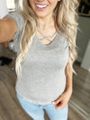 **Deal of the Day** Hold On Criss Cross Tee (Multiple Colors)