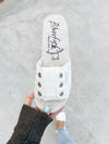 Blowfish Wanted To White Sandals