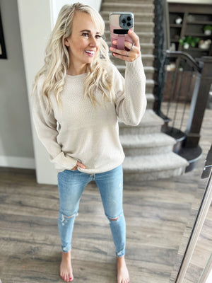 Meeting You Knit Sweater (Multiple Colors)