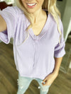 Key to My Heart Top in Purple