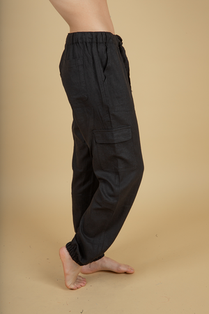 All I Want Paper Bag Joggers in Black (SALE)