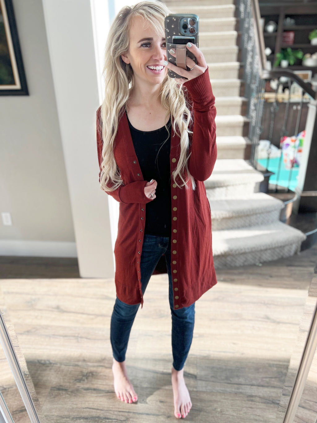 Where Are You Longer Snap Cardigans (Multiple Colors)