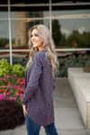 Let Me In Floral Top in Navy (SALE)
