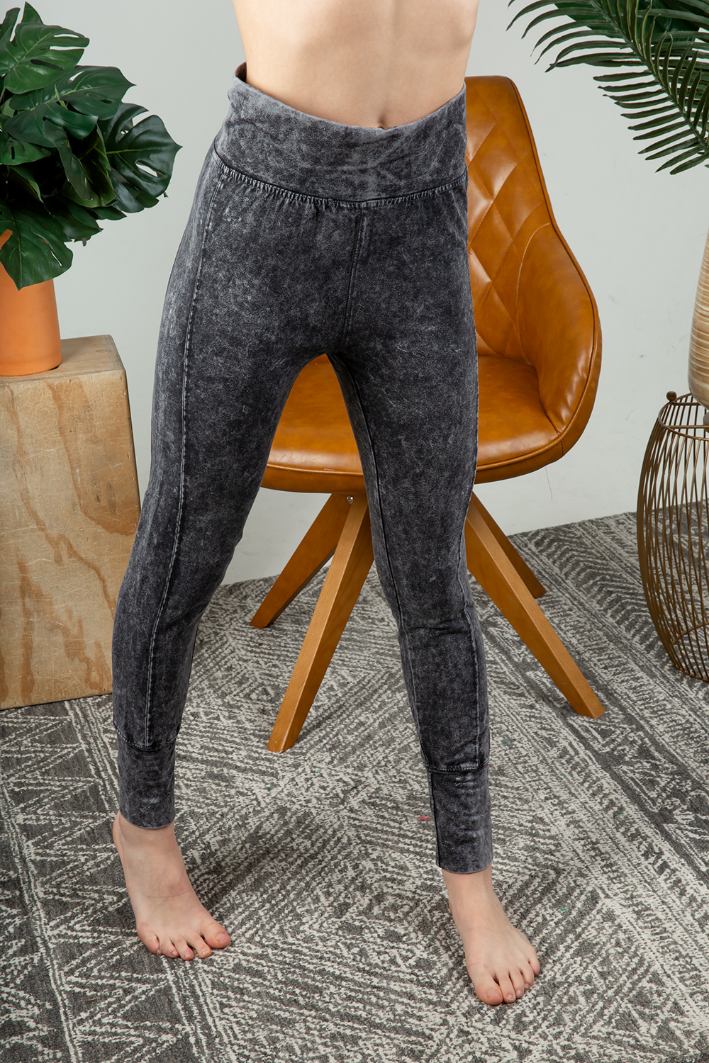 Who You Are Leggings in Vintage Charcoal (SALE)