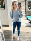 Face Your Fears Long Sleeve Pullover Top (Multiple Colors)