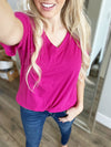 Basic Girl V-Neck Tee (Multiple Colors)