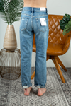 Vervet Around and Around Distressed Girlfriend Jeans (SALE)