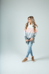 Just Once Knit Color Block Sweater (SALE)