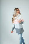 Just Once Knit Color Block Sweater (SALE)