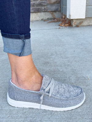 Gypsy Jazz Sweater Weather Sneakers in Gray