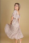 See It Again Floral Dress in Mocha (SALE)